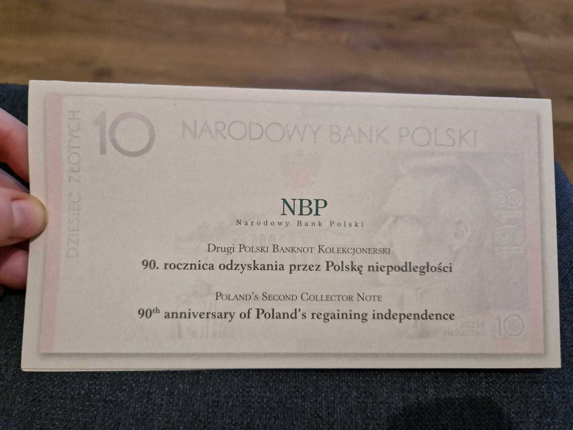 90.rocznica odzyskania przez Polskę niepodległości - banknot