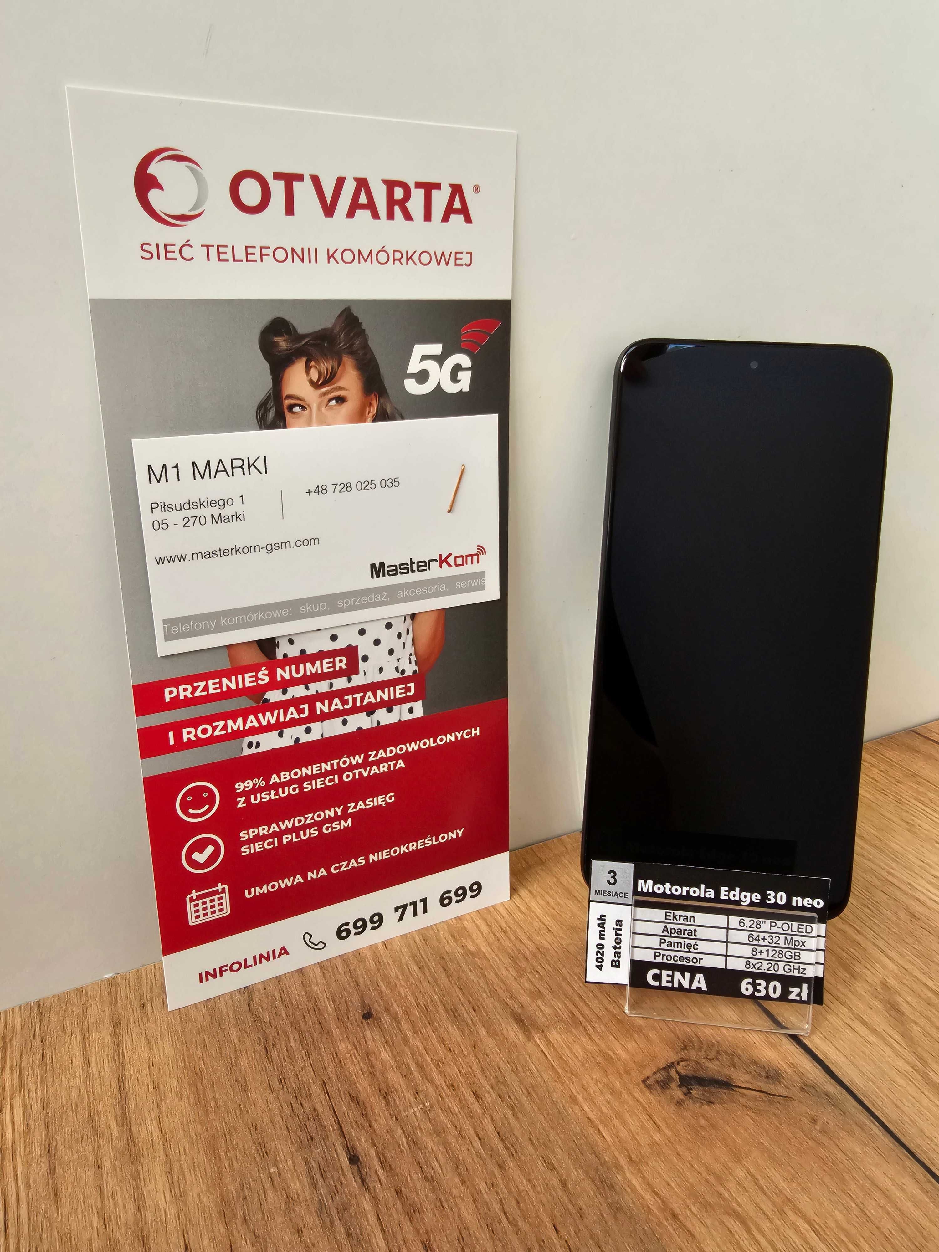 Motorola Edge 30 neo Masterkom Marki GWARANCJA 3 M-ce