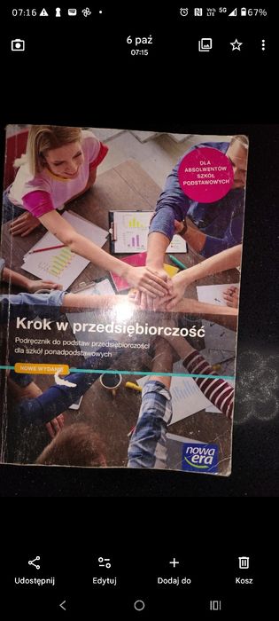 Krok w przedsiębiorczość podrecznik
