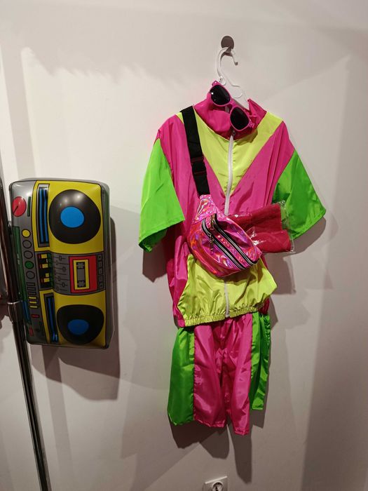 strój karnawał dres plus dodatki