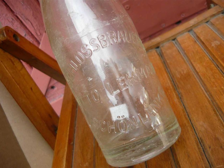 butelka butelki Trzcianka/Schonlanke, przedwojenna, II wojna światowa