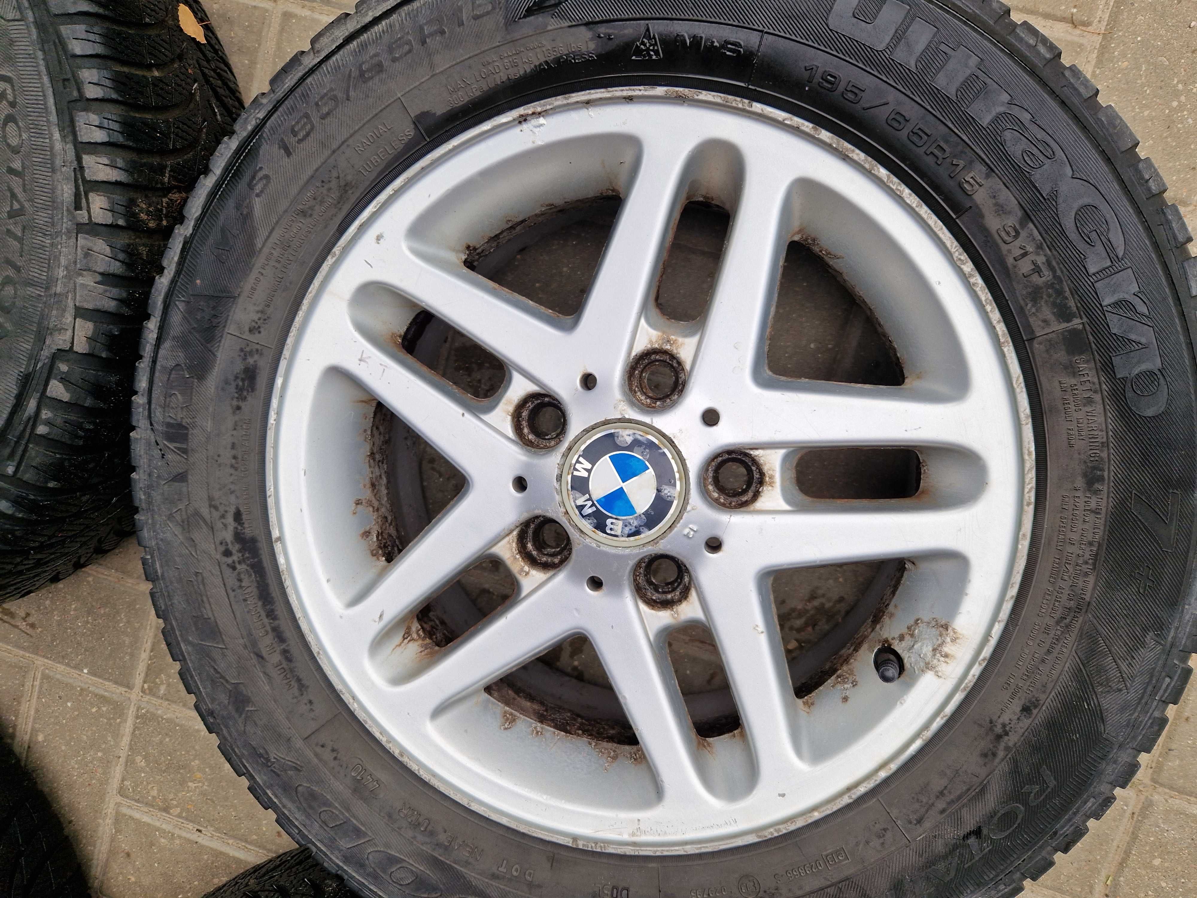 BMW 3 Alufelgi 15" 5x120 6.5J ET42 195/65/R15 Opony Zima Styling 53