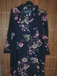 Vestido camisa flores