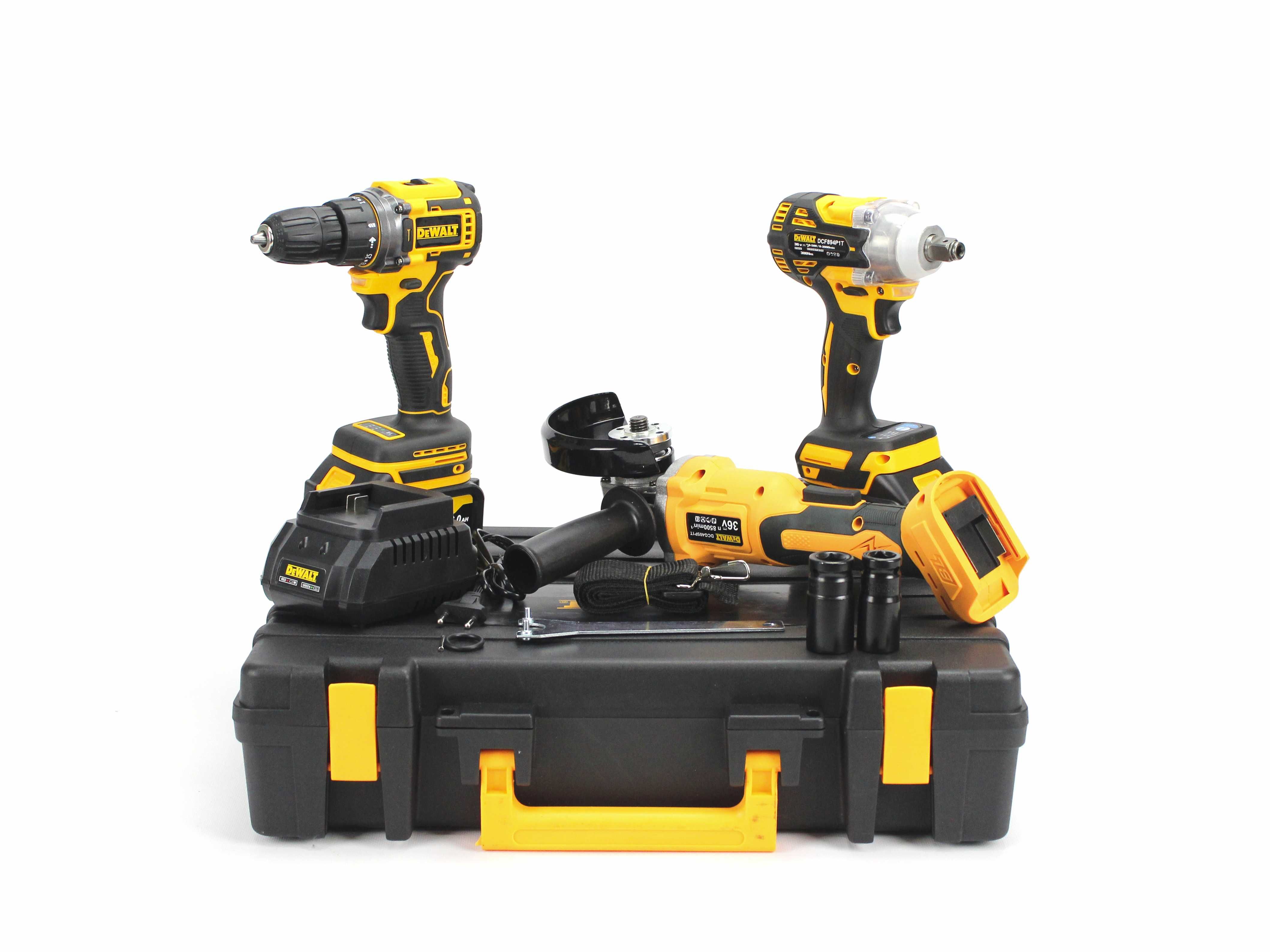 Набор акумуляторный 3 в 1 Makita(Макита)DeWalt.Гарантия.Без предоплаты