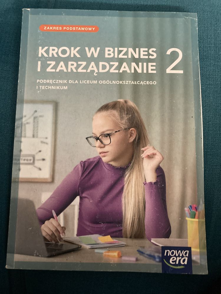 Podręcznik Krok w biznes i zarządzanie 2 + karty pracy