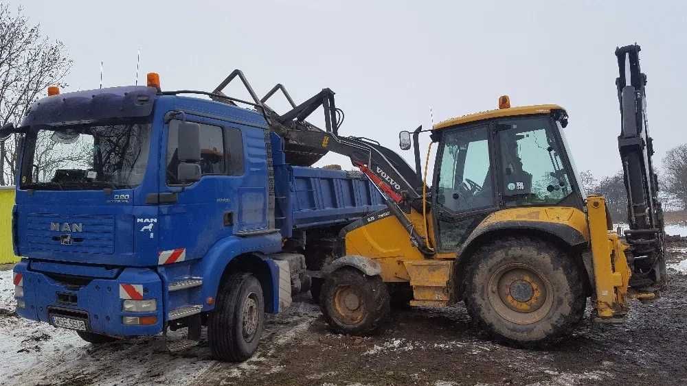 Transport wywrotka 16t Żwir Piasek Beton Gruz HDS Big Bag Ziemia