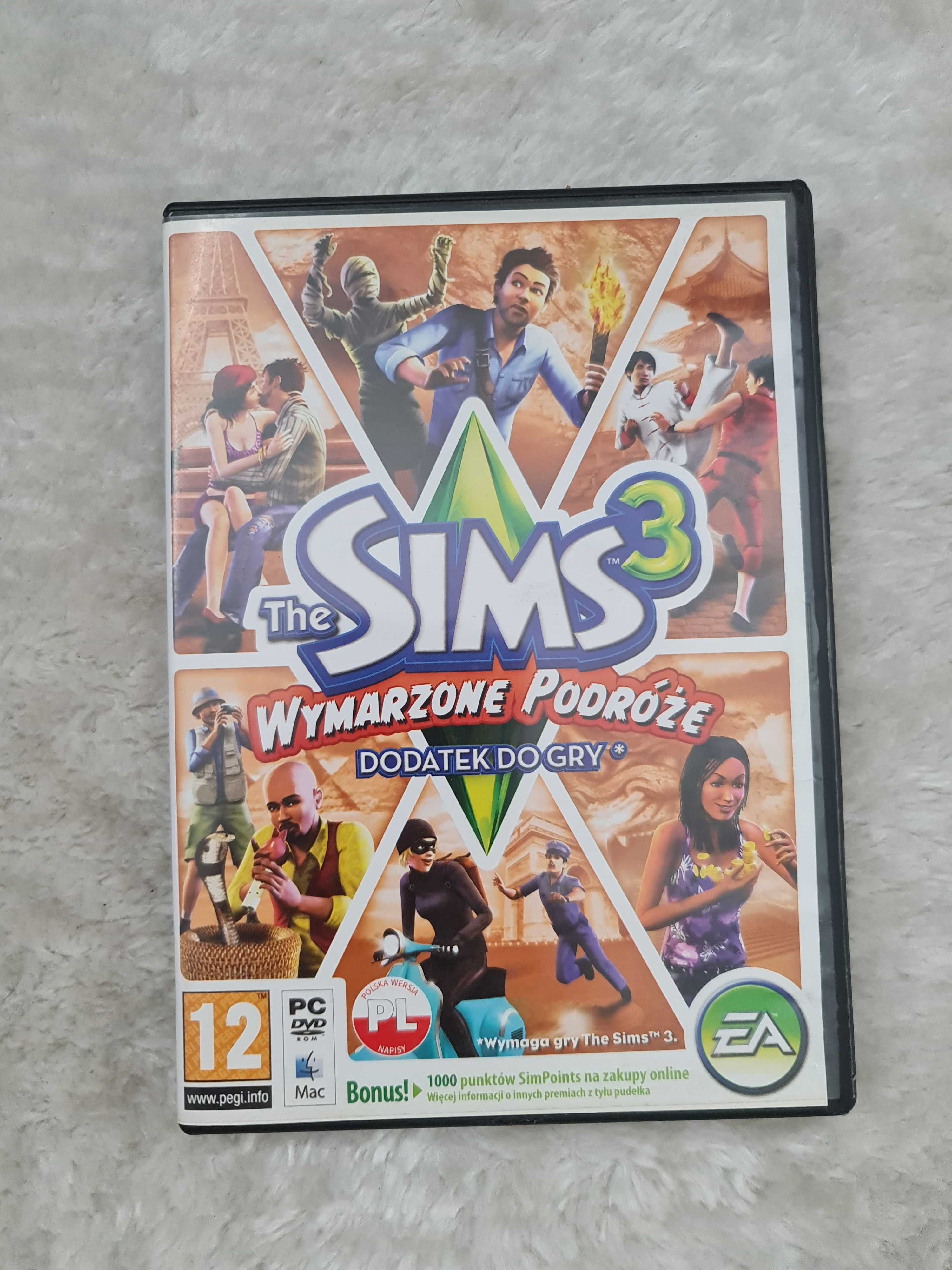 The Sims 3 Wymarzone Podróże Dodatek do gry PC Kompletne PL Wydanie