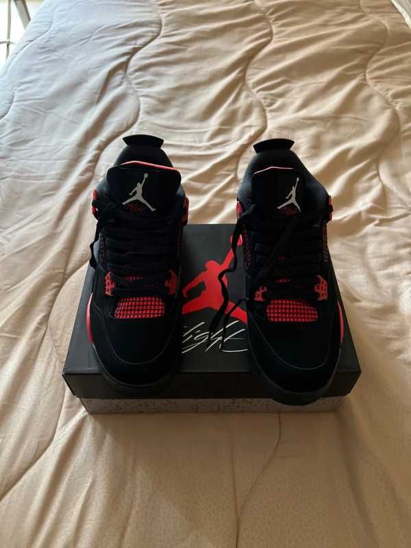 Nike_Air_Jordan_4 |Red Thunder|Retro| rozmiar EU.41