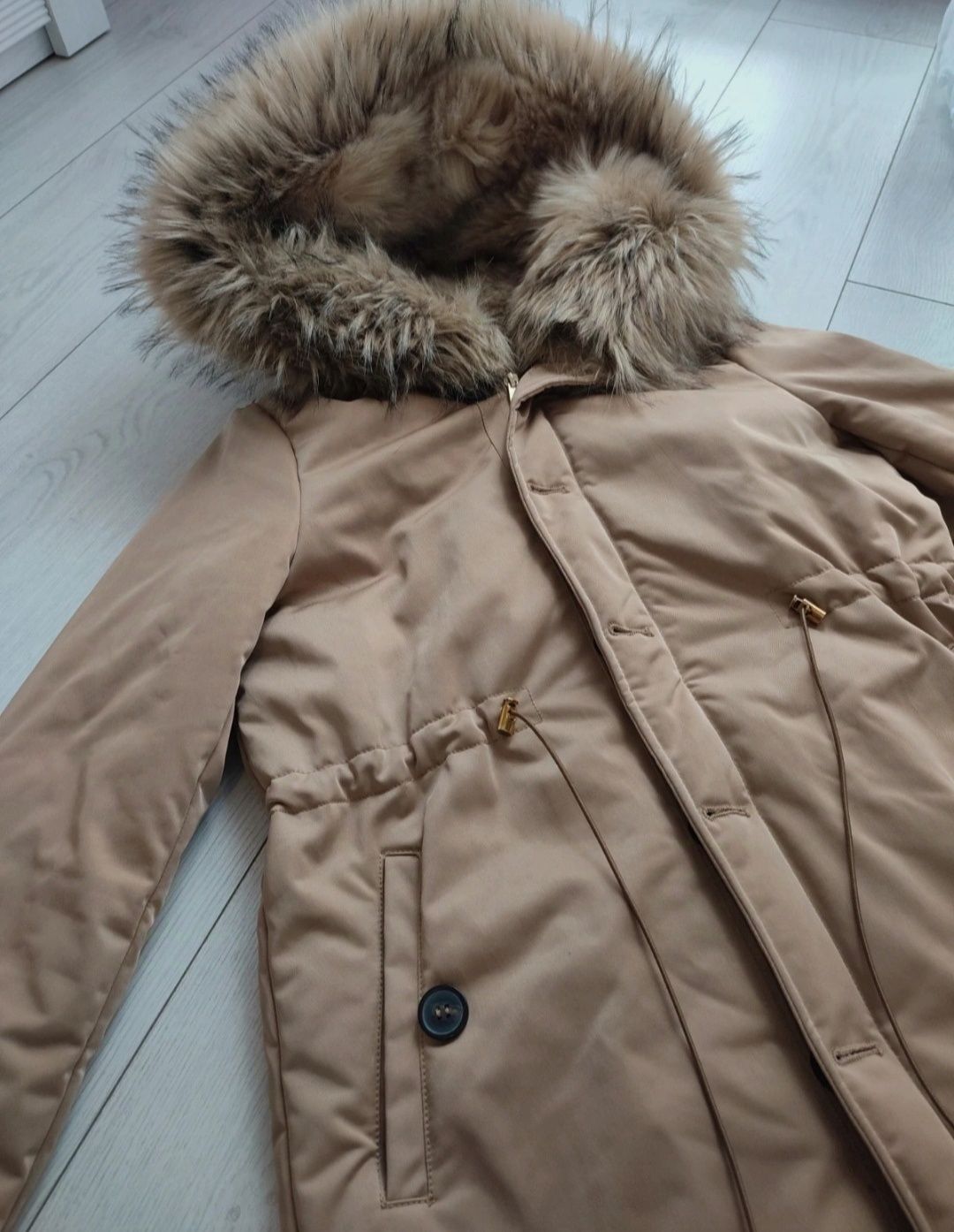 Kurtka k.zell M z futerkiem zimowa parka
