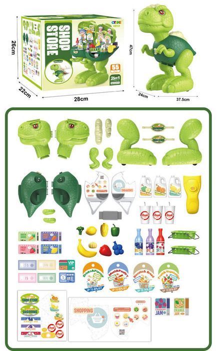 Dinozaur Sklep Dla Dzieci Akcesoria Spożywcze Duża Figurka Dino W
