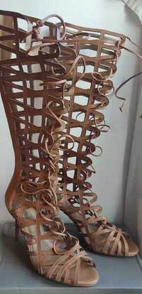 Жіноче італійське взуття з натуральної шкіри, розмір 39-40