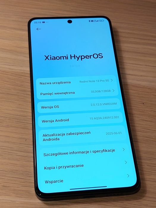 Xiaomi Redmi Note 13 Pro 128 GB Bardzo Dobry Stan