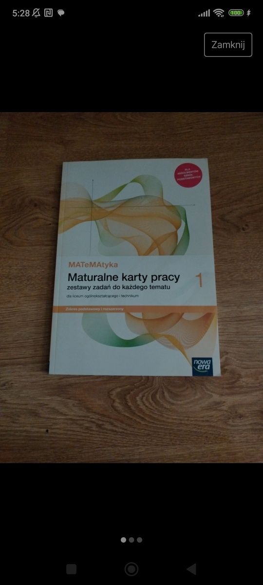 Maturalne karty pracy matematyka