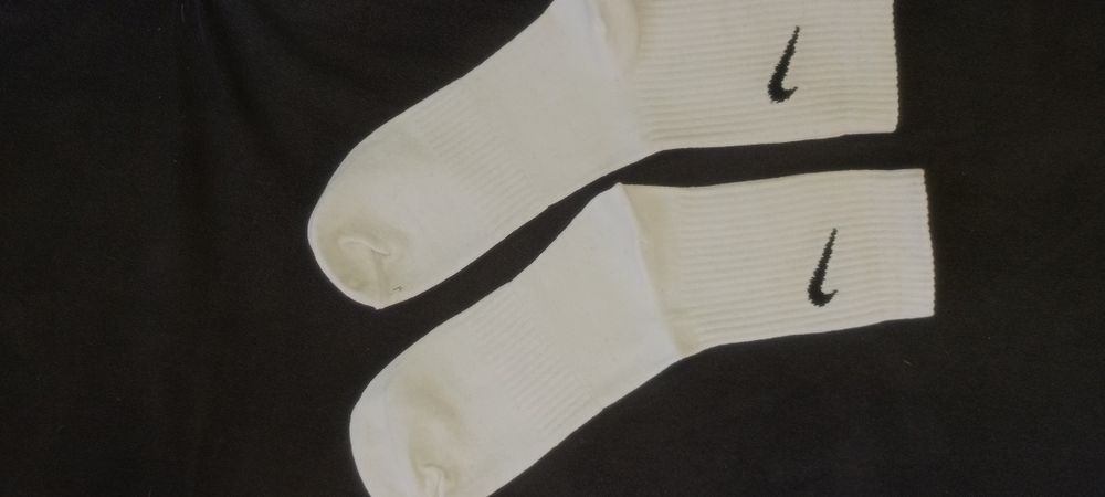 Skarpetki nowe Nike białe i czarne