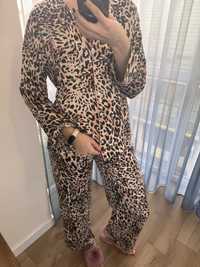 Пижама сатин Victoria’s Secret размер С и М! Леопард, оригинал!