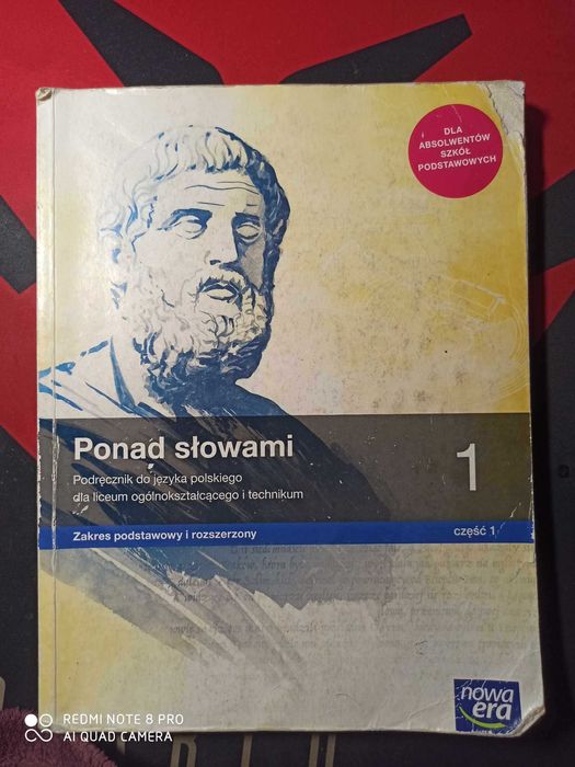 Książka do polskiego Ponad słowami liceum i technikum Nowa Era