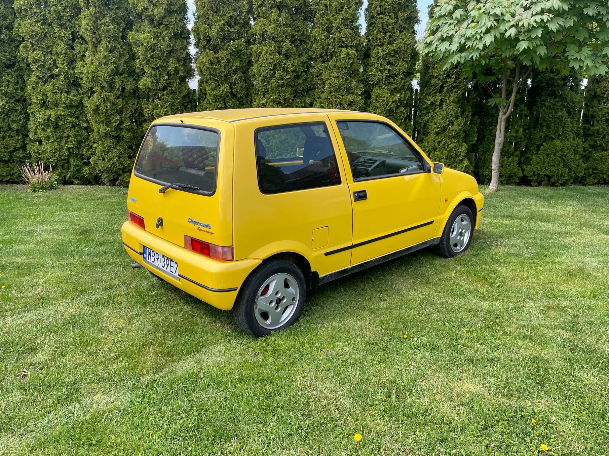 Fiat Cinquecento sporting 1.1, dwa kpl oryginalnych felg