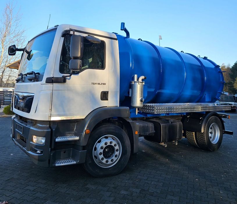 MAN TGM 18.290  MAN TGM 18.290 OCYNK asenizacyjny, BRUTTO szambiarka, beczka 12m3