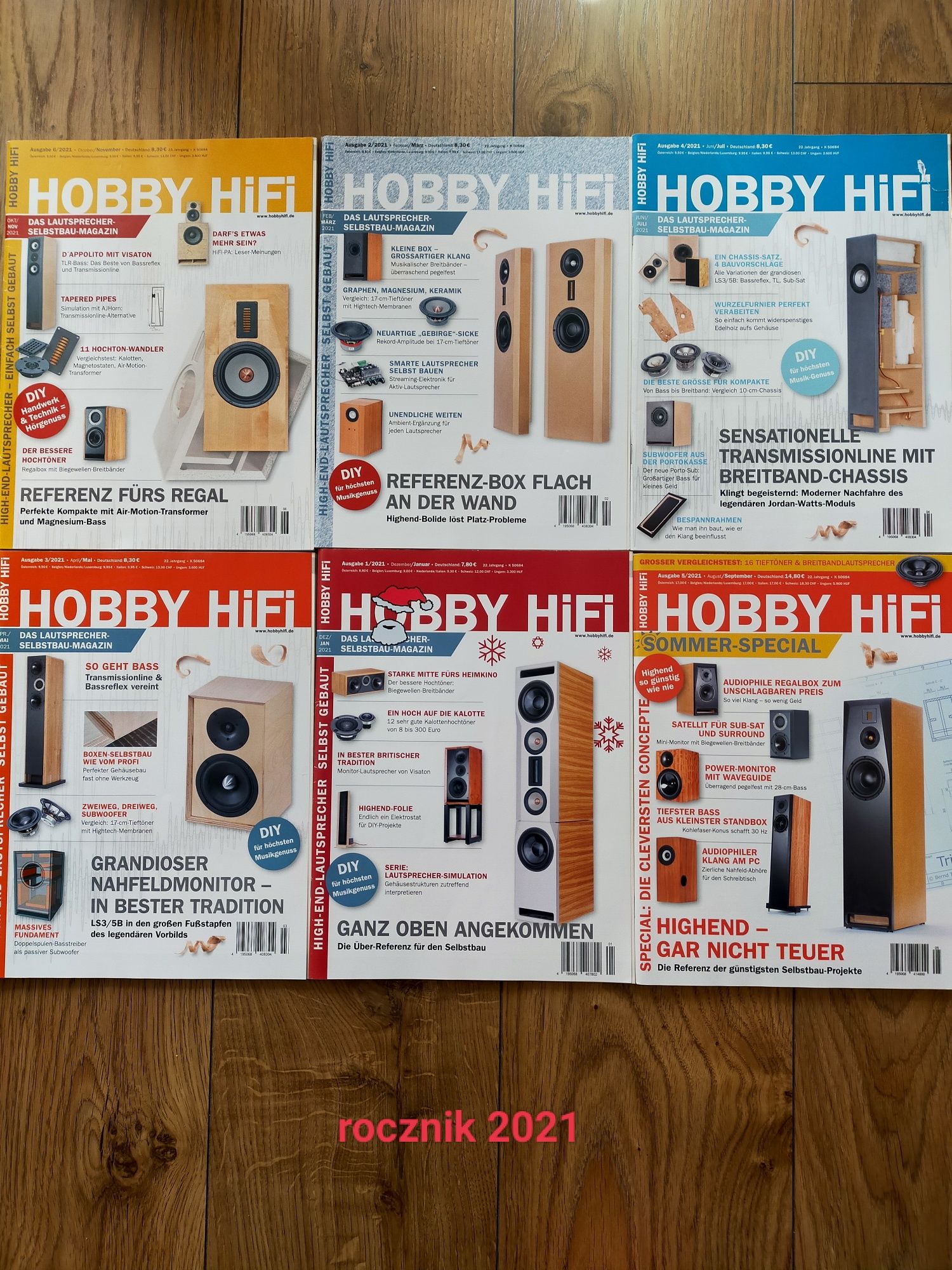 Sprzedam czasopisma Hobby HiFi roczniki 2020 do 2023