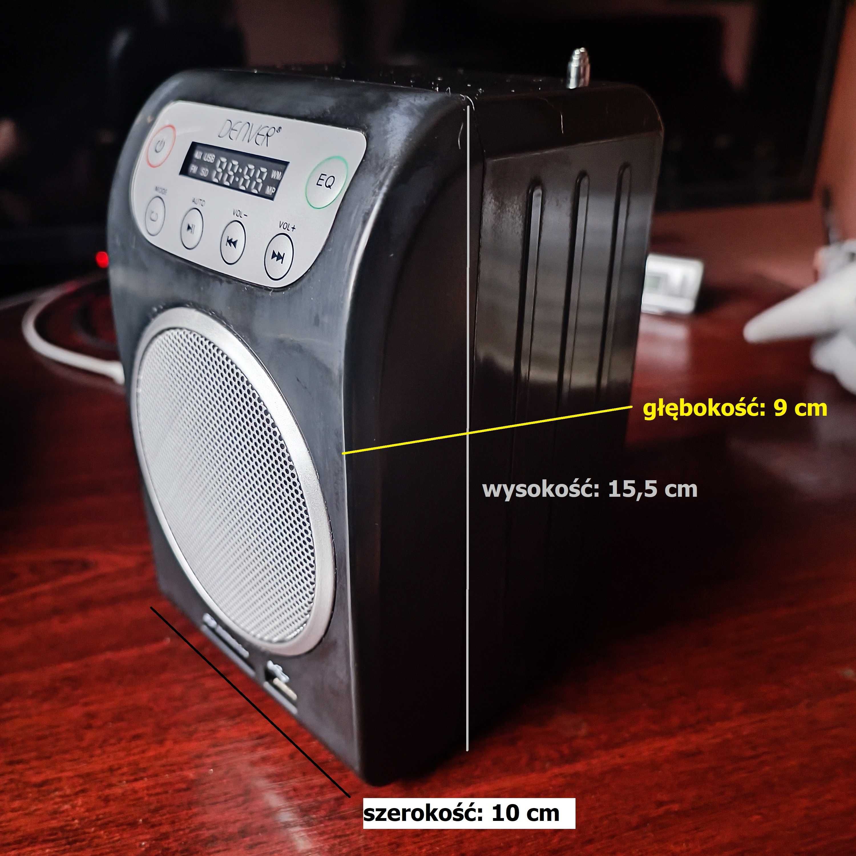 Radio odtwarzacz audio uszkodzony