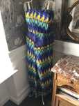 Długa suknia boho aztecka 34/36 bawełna