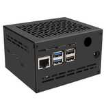 Geekworm X1202-C1 metalowa obudowa do Raspberry Pi5 & X1202 UPS Shield
