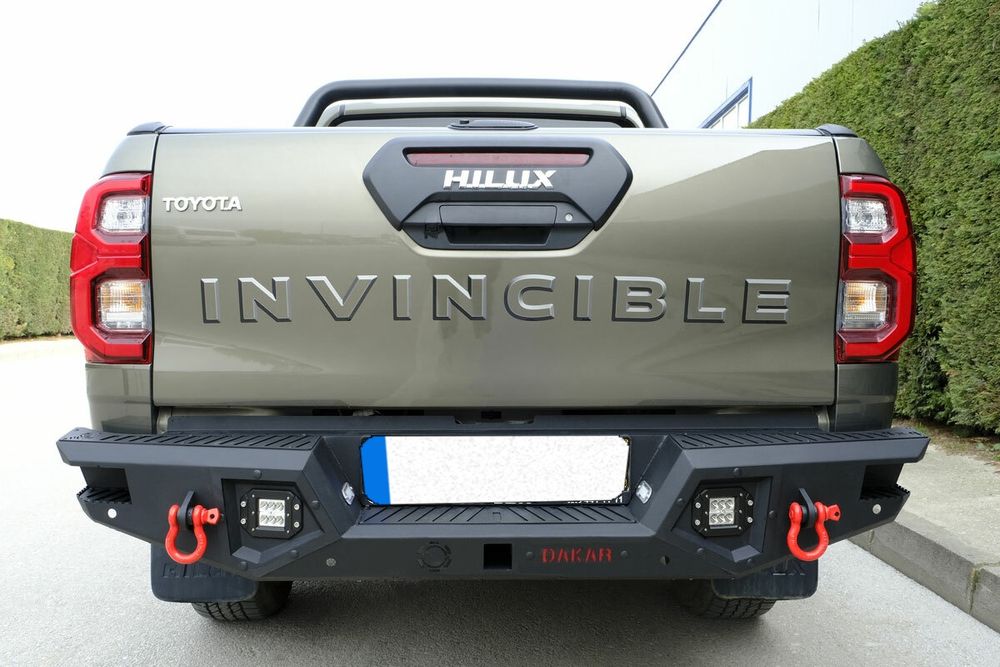 Zderzak tylny DAKAR tył Toyota Hilux 4x4 Stalowy
