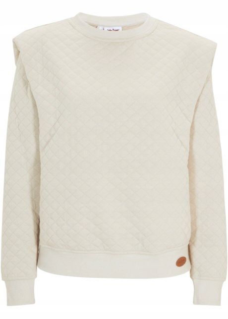 B.P.C modna bluza damska pikowana piaskowa r.48/50