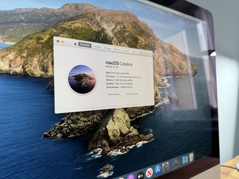 iMac 21.5 late 2013, komputer stacjonarny