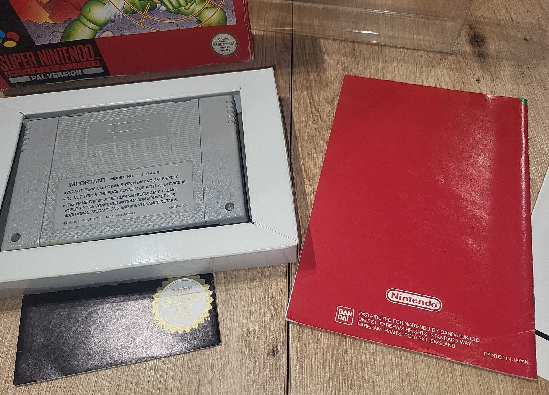 Gra Battle Clash - NINTENDO SNES - DB stan CIB Komplet +Protektor