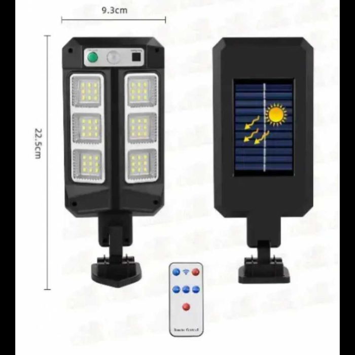 Уличный фонарь CB-Q6-6LED на солнечной батарее и пультом