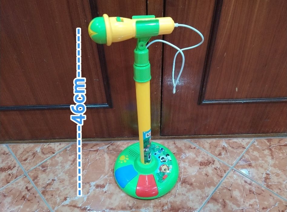 Microfone de brinquedo música casa quarto apartamento vivenda escritór