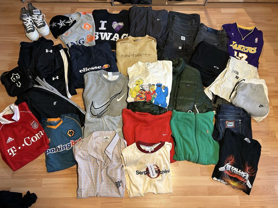 Zestaw ubrań markowych nike ralph lauren oalkley adidas carhartt mass