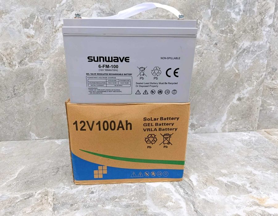 Аккумулятор гелевый 100 ач SANWAVE