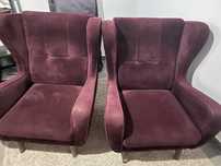 2 Poltronas Bordeaux Usadas em bom estado
