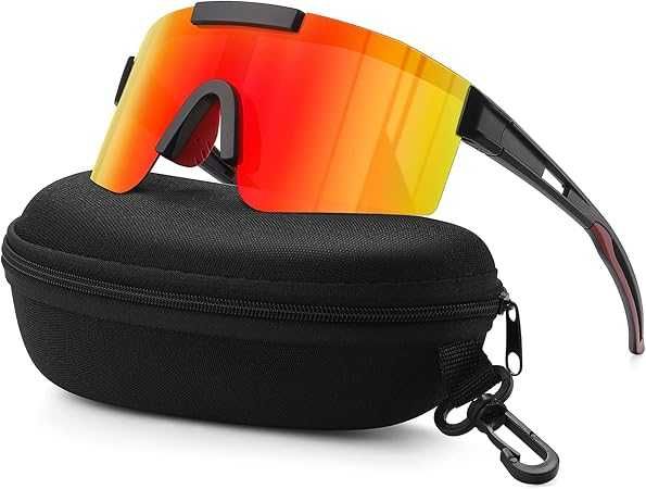 Suoso Okulary sportowe z polaryzacją, okulary rowerowe UV400