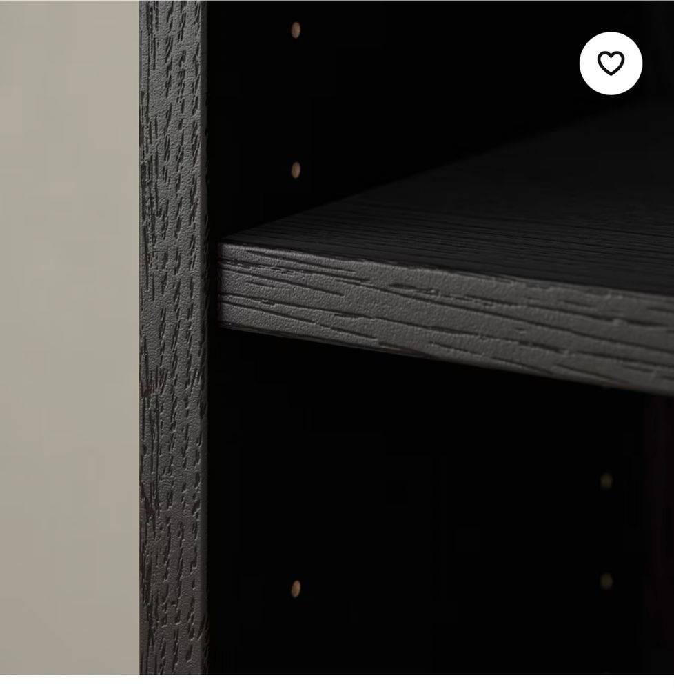 Aktualne !  Ikea billy czarny nowy w kartonie  imitacja dębu 80x28x202