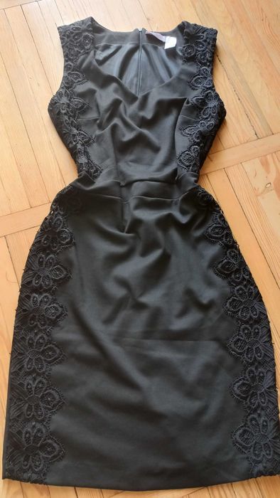 Чорна сукня футляр вишиванка 48 50 розмір нова