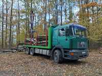 Transport drewna HDS oraz mała wywrotka