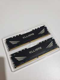 Memória RAM Kllisre 32GB (2x16) 3200MHz (Novo)