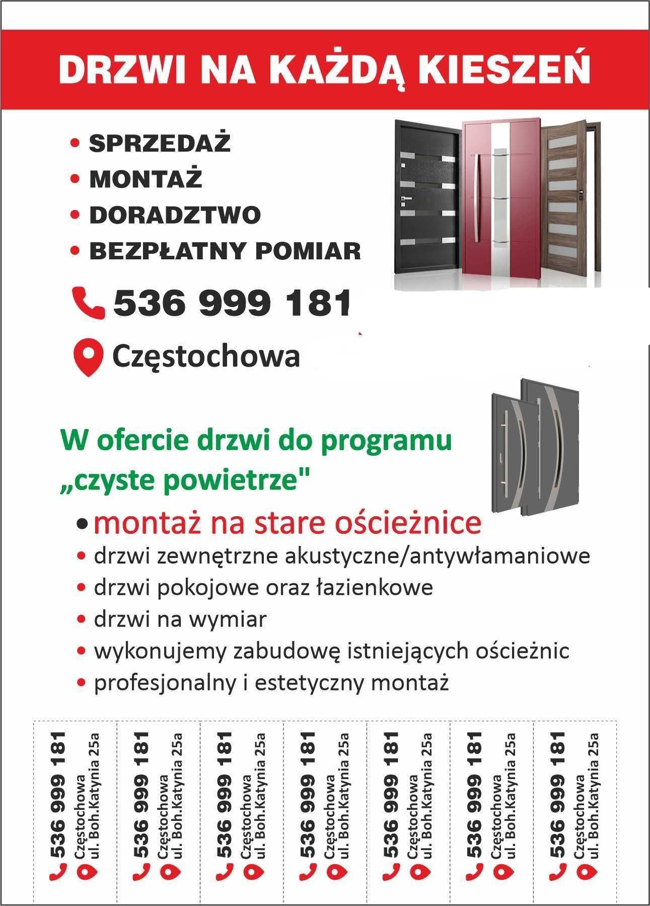 Drzwi wejściowe do mieszkań domów również na stare ościeżnice montaż