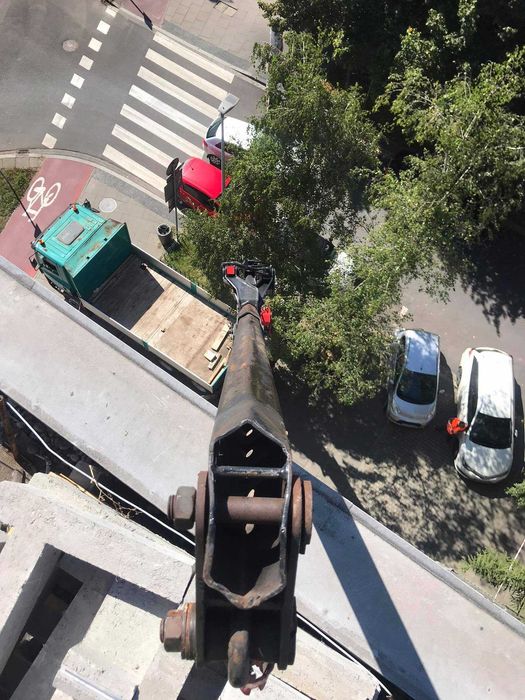 Dźwig HDS, wynajem HDS, HDS z transportem, kontenery, kostka i inne