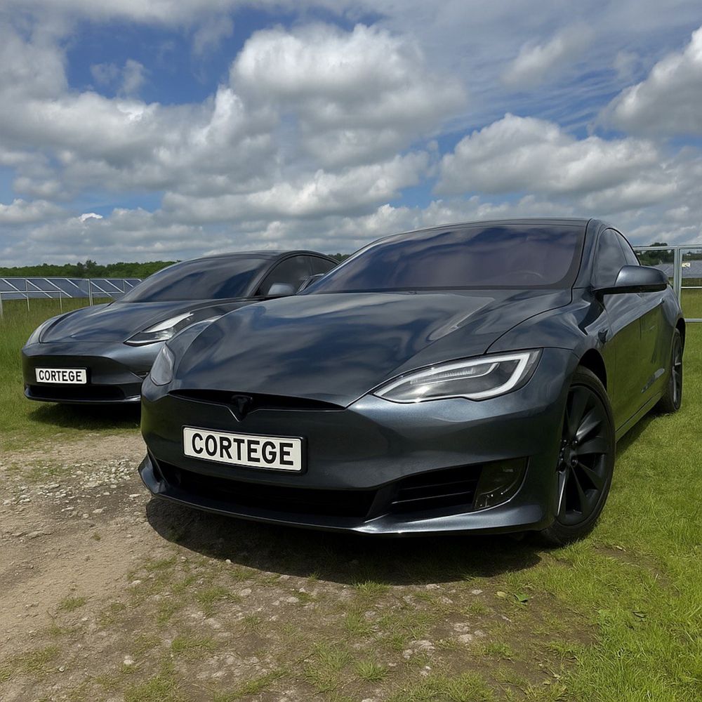 Весільний кортеж Tesla