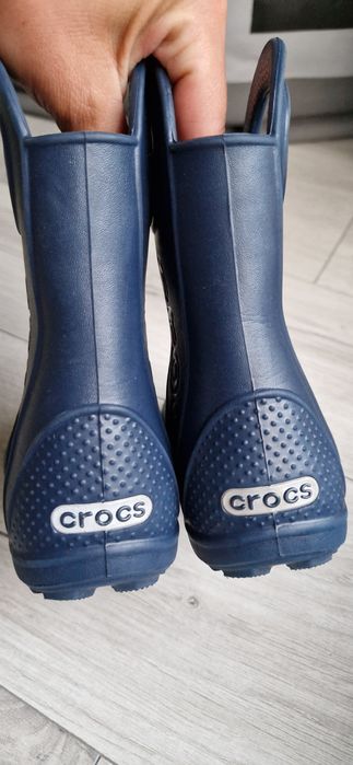Crocs kalosze granatowe