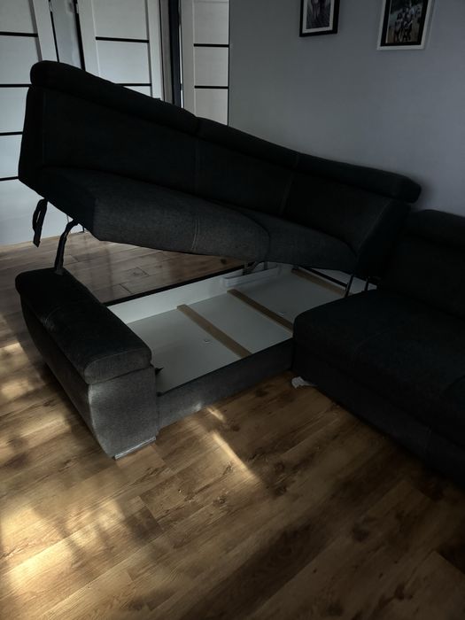 Narożnik rogówka z funkcja spania 270x200