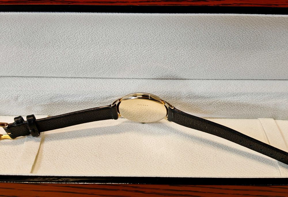 Złoty Zegarek Doxa Antimagnetique 585 14K Mechaniczny 39 mm Duża linia