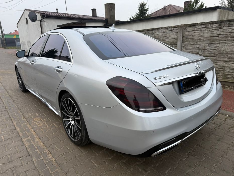 Mercedes S450 Long Amg telewizory z tylu zamiana