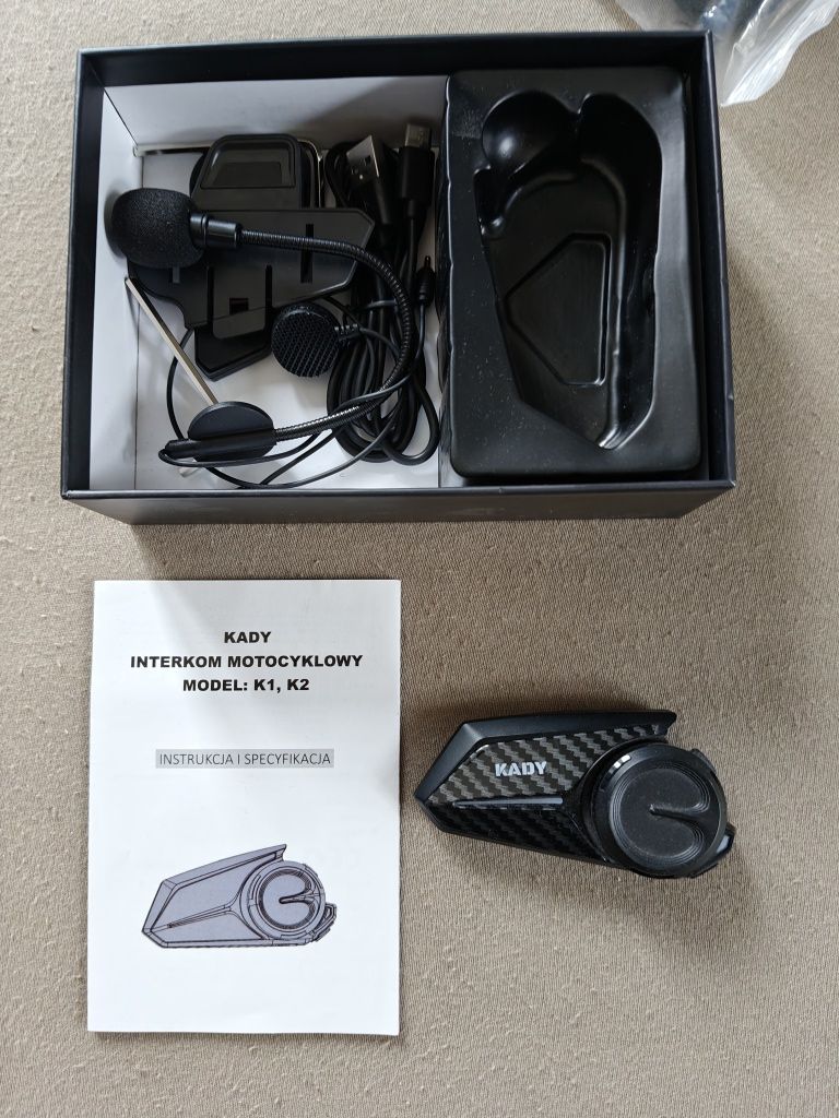 Interkom motocyklowy KADY K1