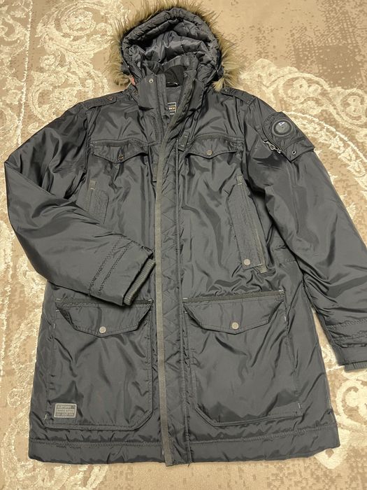 Куртка чоловіча аляска, 56розмір, синя, вживана підійде на 54 розмір