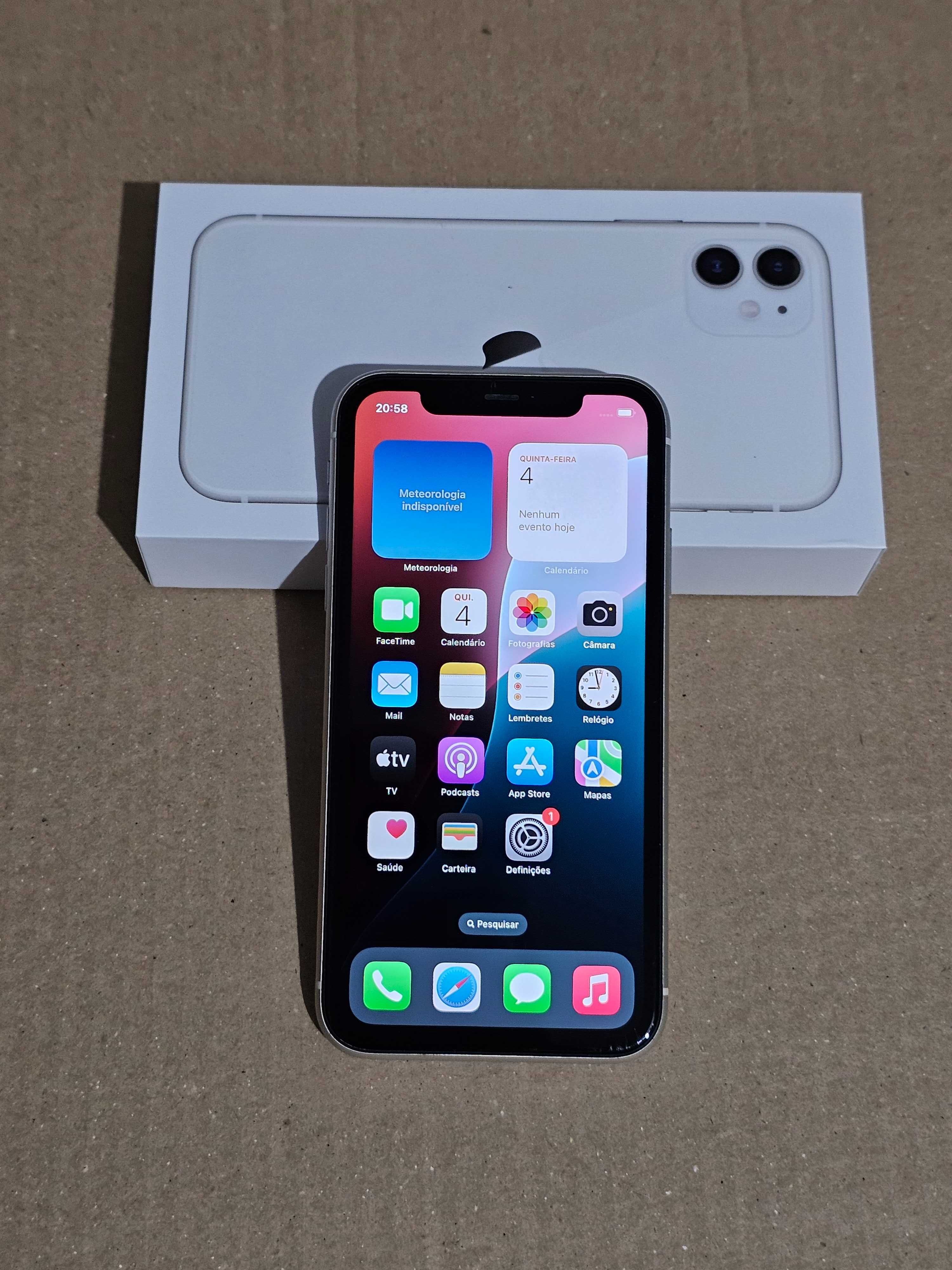 Iphone 11 de 128Gb. Bateria a 73%. Excelente estado. Tudo original.